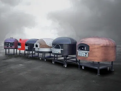 Sabit Tabanlı Gazlı Taş Pizza Pide Lahmacun Simit Fırını